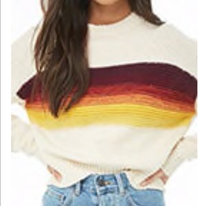 F21 Colorblocked Sweater